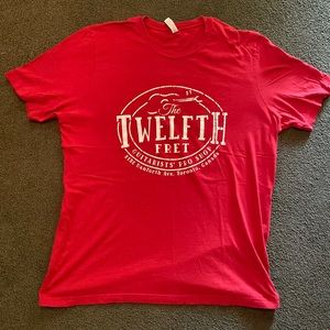 Canvas tshirt from Guitar Shop Tees and “12th Fret” shop size XL great condition